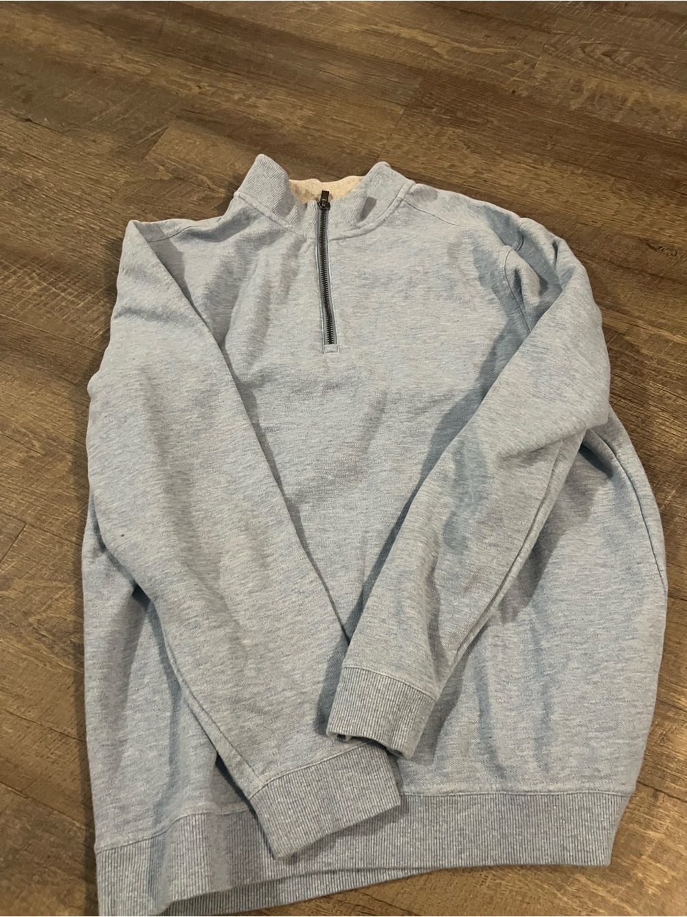 Walter Hagen Light Gray Half-Zip Pullover Sweater